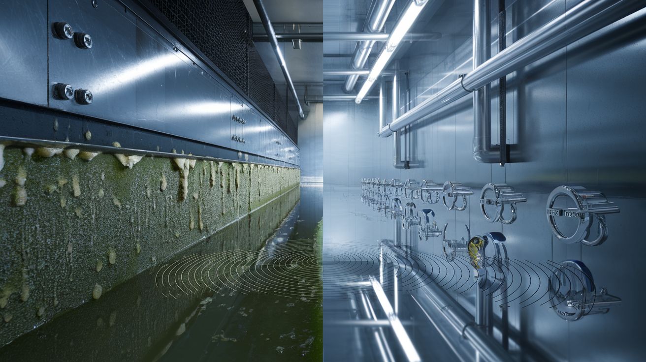 Cómo los patrones ultrasónicos aleatorios evitan la adaptación del biofilm en sistemas industriales